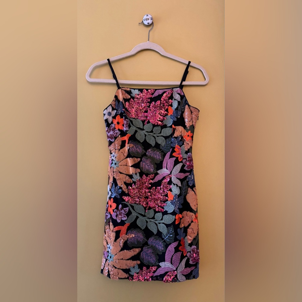 Ramy Brook Sequin & Embroidered Mini Dress - Picture 5 of 10